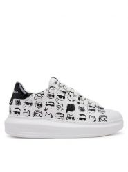 KARL LAGERFELD Sneakersy KL62512 Biały. Białe obuwie sportowe damskie KARL LAGERFELD, ze skóry, bez zapięcia. Za 499.99 zł.