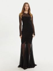 NORMA KAMALI Sukienka wieczorowa ST324PPMG08001 Czarny Slim Fit. Czarne sukienki damskie Norma Kamali, bez wzorów, z syntetyku, wizytowe, bez ramiączek. Za 1,409.00 zł.