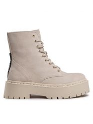 Steve Madden Trapery Skylar SM11001184-03002-846 Beżowy. Brązowe trapery damskie Steve Madden, ze skóry, bez zapięcia. Za 509.99 zł.