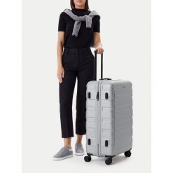 Walizka duża GINO ROSSI. Szare walizki Gino Rossi, bez wzorów, duże. Za 299.99 zł.