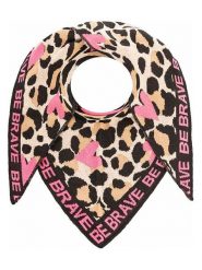 Zwillingsherz Chusta trójkątna "Be Brave" w kolorze beżowym - 200 x 130 cm rozmiar: onesize. Brązowe chusty damskie Zwillingsherz, bez wzorów, z bawełny. Za 126.99 zł.