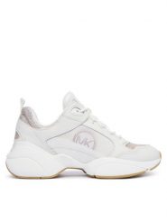 MICHAEL Michael Kors Sneakersy Bowie 43T6BWFS3L Biały. Białe obuwie sportowe damskie MICHAEL Michael Kors, ze skóry, bez zapięcia, Adidas Advantage. Za 1,019.00 zł.