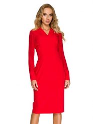 Stylove Sukienka w kolorze czerwonym rozmiar: M. Czerwone sukienki damskie Stylove, bez wzorów, bez ramiączek. Za 217.45 zł.