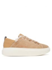 Alexander Smith Sneakersy Wembley Folded ASBCWRW Beżowy. Brązowe obuwie sportowe damskie Alexander Smith, ze skóry, bez zapięcia. Za 739.99 zł.