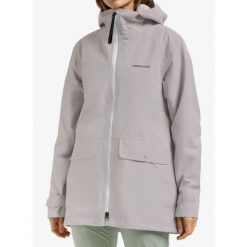 Kurtka przeciwdeszczowa damska Didriksons Gila Parka. Szare parki damskie Didriksons, bez kaptura. Za 835.99 zł.