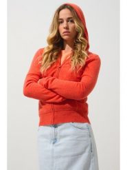 AUTHENTIC CASHMERE Kaszmirowy kardigan "Colombis" w kolorze pomarańczowym rozmiar: L. Pomarańczowe kardigany damskie AUTHENTIC CASHMERE, l, bez wzorów, z kaszmiru. Za 413.99 zł.