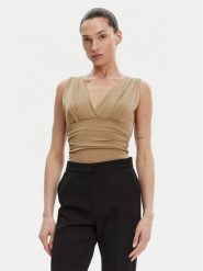 ACCESS FASHION Body 53-2223-391 Beżowy Slim Fit. Brązowe body i gorsety ACCESS FASHION, bez wzorów, z syntetyku. Za 179.99 zł.
