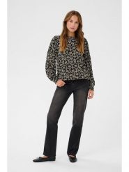 Kaffe Bluzka w kolorze czarnym rozmiar: 34. Czarne bluzki damskie Kaffe, s, bez wzorów, z wiskozy, klasyczne, bez kołnierzyka, bez ramiączek. Za 86.99 zł.