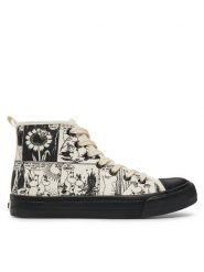 Moomin Trampki CS193MMN Beżowy. Brązowe trampki damskie Moomin, bez wzorów, z materiału, bez zapięcia. Za 58.99 zł.