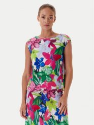 Tatuum Bluzka Afeli T2511.046 Kolorowy Regular Fit. Bluzki damskie TATUUM, bez wzorów, z wiskozy, bez kołnierzyka, bez ramiączek. Za 119.99 zł.