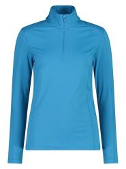 CMP Koszulka funkcyjna w kolorze niebieskim rozmiar: 34. Niebieskie koszulki damskie CMP, bez wzorów, z materiału, bez kołnierzyka, bez ramiączek. Za 82.64 zł.