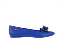 Baleriny T&G Fashion 11-091 Blue, Granat, Guma - 35-36. Niebieskie balerinki damskie TG, bez wzorów, z gumy. W wyprzedaży za 26.10 zł.