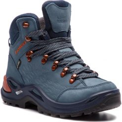 Trekkingi LOWA - Renegade Gtx Mid Ws GORE-TEX 320920 Iceblue/Cooper. Niebieskie obuwie trekkingowe damskie Lowa, z gore-texu. W wyprzedaży za 729.00 zł.