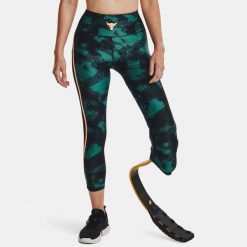 Legginsy damskie Under Armour PROJECT ROCK HeatGear ANKLE LG. Zielone legginsy damskie Under Armour, xs, bez wzorów. Za 169.99 zł.