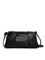 Tommy Hilfiger Torebka AW0AW19221 Czarny. Czarne listonoszki damskie Tommy Hilfiger, bez wzorów, ze skóry, bez dodatków. Za 699.99 zł.