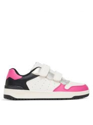 Geox Sneakersy J Washiba J45HXB 000BC C0563 D Biały. Białe buty sportowe dziewczęce Geox, bez wzorów, ze skóry, bez zapięcia. Za 159.99 zł.