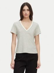 Tommy Hilfiger T-Shirt WW0WW48704 Biały Regular Fit. Białe t-shirty damskie Tommy Hilfiger, xs, bez wzorów, z bawełny, bez kołnierzyka. Za 249.99 zł.