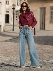Jeansy wide leg - niebieski. Niebieskie jeansy damskie Sinsay. W wyprzedaży za 45.99 zł.