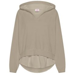 Bluza Deha Parachute Trim Hoodie Damskie. Brązowe bluzy damskie Deha, l, bez wzorów, z bawełny, z kapturem. Za 465.99 zł.