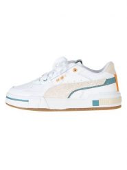 Puma Skórzane sneakersy "Pro Glitch Mix Jr" w kolorze białym rozmiar: 36. Białe obuwie sportowe damskie Puma, bez zapięcia. Za 140.20 zł.