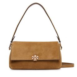 Torebka Tory Burch. Brązowe torebki klasyczne damskie Tory Burch, bez dodatków. Za 2,189.00 zł.