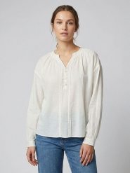 MOSS COPENHAGEN Bluzka "Gabrielle" w kolorze kremowym rozmiar: XS/S. Brązowe bluzki damskie Moss Copenhagen, s, bez wzorów, bez kołnierzyka, bez ramiączek. Za 140.20 zł.
