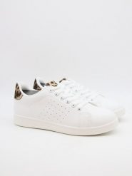 Bellucci Sneakersy w kolorze biało-jasnobrązowym rozmiar: 37. Białe obuwie sportowe damskie Bellucci, bez zapięcia. Za 86.99 zł.