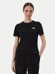 The North Face T-Shirt Evolution Simple Dome Slm NF0A8FX7 Czarny Regular Fit. Czarne t-shirty damskie The North Face, m, bez wzorów, z bawełny, bez kołnierzyka. Za 119.99 zł.