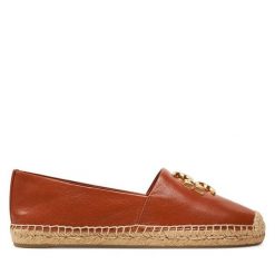 Espadryle Tory Burch. Brązowe espadryle damskie Tory Burch, bez wzorów, bez obcasa. Za 1,429.00 zł.
