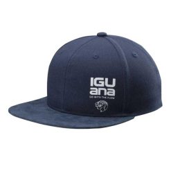 Czapka Z Daszkiem Z Logo Yuka. Niebieskie czapki z daszkiem damskie IGUANA, bez wzorów. Za 87.99 zł.