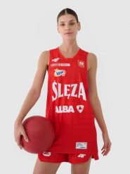 4F Koszulka meczowa replika wyjazdowa z sezonu 2024/25 damska 4F x Ślęza Wrocław - multikolor M. Koszulki sportowe damskie 4F, l, bez wzorów, z dzianiny, bez ramiączek, na fitness i siłownię. Za 199.99 zł.