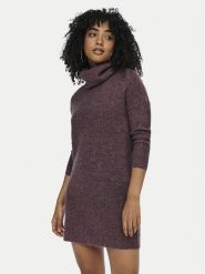 ONLY Sukienka dzianinowa Jana 15140166 Różowy Loose Fit. Czerwone sukienki damskie Only, bez wzorów, z dzianiny, bez ramiączek. Za 139.99 zł.