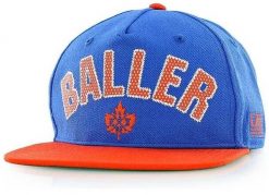 Czapka K1x Baller Snapback Royal Blue/Flame Blue. Niebieskie czapki damskie K1X, bez wzorów, z bawełny. Za 171.99 zł.