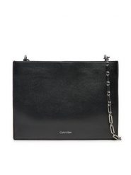 Calvin Klein Torebka Ck Night Square Crossbody K60K612794 Czarny. Czarne torebki wieczorowe damskie Calvin Klein, bez wzorów, ze skóry, bez dodatków. Za 309.99 zł.