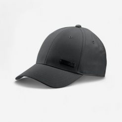 Czapka z daszkiem fitness Adidas. Brązowe czapki z daszkiem damskie Adidas, bez wzorów, z materiału. Za 59.99 zł.
