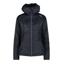 Kurtka puchowa damska z odpinanym kapturem CMP. Brązowe kurtki damskie CMP, bez wzorów, z puchu, z kapturem. Za 508.50 zł.