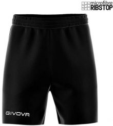 Spodenki sportowe Givova Street czarne - 100% mikrofibra 110 g/m2. Czarne spodenki sportowe damskie 318, na lato, m, bez wzorów, z materiału, na fitness i siłownię. Za 127.99 zł.