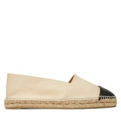 Espadryle Castañer. Brązowe espadryle damskie Castañer, bez wzorów, bez obcasa. Za 369.99 zł.