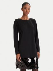 DKNY Sukienka koktajlowa DD5J1N09 Czarny Relaxed Fit. Czarne sukienki damskie DKNY, bez wzorów, z syntetyku, wizytowe, bez ramiączek. Za 789.99 zł.