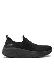 Skechers Sneakersy D'Lux Walker 2.0 - Bold State 150092 BBK Czarny. Czarne obuwie sportowe damskie Skechers, z materiału, bez zapięcia. Za 259.99 zł.