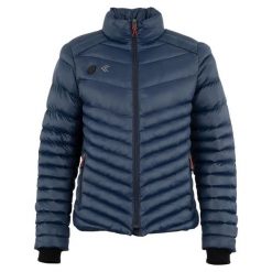 Kurtka puchowa Whis Coach. Niebieskie kurtki damskie WHIS, na zimę, s, z aplikacjami, z gumy, bez kaptura. Za 1,167.00 zł.