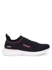 Go Soft Sneakersy WP-12 Czarny. Czarne obuwie sportowe damskie GO SOFT, z materiału, bez zapięcia. Za 159.99 zł.