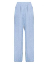 Sublevel Spodnie w kolorze błękitnym rozmiar: L. Niebieskie spodnie materiałowe damskie Sublevel, bez wzorów, z materiału. Za 60.99 zł.