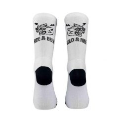 Skarpety rowerowe NORTHWAVE Ride & Beer Sock biały. Białe skarpetki damskie Northwave, bez wzorów. Za 49.00 zł.
