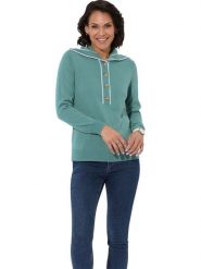 WITT WEIDEN Sweter w kolorze turkusowym rozmiar: 54. Niebieskie swetry klasyczne damskie WITT WEIDEN, bez kołnierzyka. Za 43.99 zł.