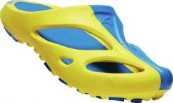 Klapki damskie Keen Shanti Yellow/Blue. Niebieskie klapki damskie 909, bez wzorów, bez obcasa, bez zapięcia. Za 288.99 zł.