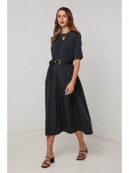 Lin Passion Sukienka w kolorze czarnym rozmiar: 38/40. Czarne sukienki damskie Lin Passion, bez wzorów, z bawełny, klasyczne, bez ramiączek. Za 130.99 zł.