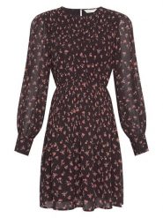 MOSS COPENHAGEN Sukienka "Evelda Orabella" w kolorze brązowo-różowym rozmiar: L. Brązowe sukienki damskie Moss Copenhagen, bez wzorów, z wiskozy, bez ramiączek. Za 208.99 zł.