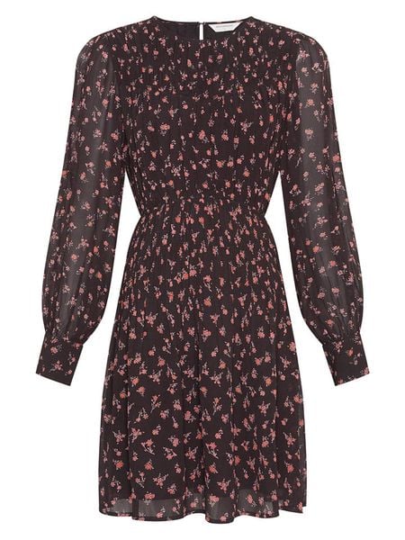 MOSS COPENHAGEN Sukienka "Evelda Orabella" w kolorze brązowo-różowym rozmiar: L. Brązowe sukienki damskie Moss Copenhagen, bez wzorów, z wiskozy, bez ramiączek. Za 208.99 zł.