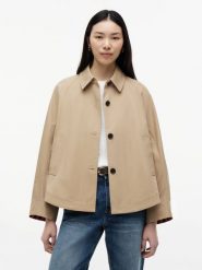 Tommy Hilfiger trencz Kobiety Bawełna brązowy, 34. Brązowe płaszcze damskie Tommy Hilfiger, bez wzorów, z bawełny, bez kaptura. Za 1,099.95 zł.